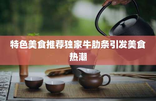 特色美食推荐独家牛肋条引发美食热潮