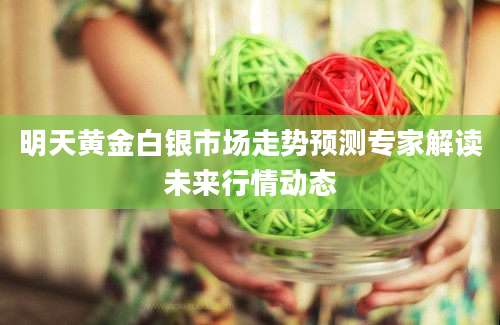 明天黄金白银市场走势预测专家解读未来行情动态