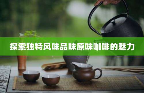 探索独特风味品味原味咖啡的魅力