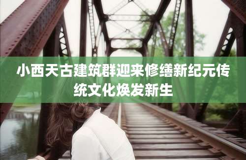 小西天古建筑群迎来修缮新纪元传统文化焕发新生
