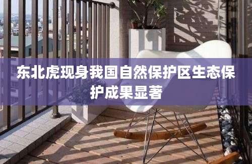 东北虎现身我国自然保护区生态保护成果显著