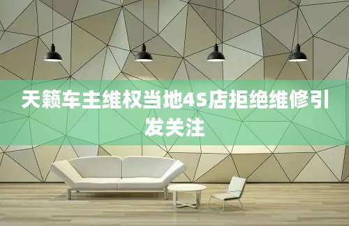 天籁车主维权当地4S店拒绝维修引发关注
