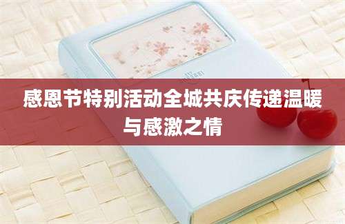 感恩节特别活动全城共庆传递温暖与感激之情